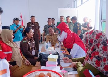 Kejari Rohil Melaksanakan Kegiatan Donor Darah
