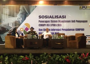 Kasi B bidang Intelijen Kejati Riau Sosialisasikan Penerapan Sistem Manajemen Anti Penyuapan