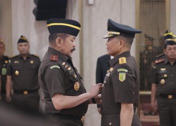 Jaksa Agung Resmi Melantik Mayjen TNI Wahyoedho Indrajit Sebagai JAM- Pidmil