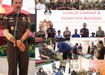 Kejaksaan Tinggi Riau Gelar Kegiatan Donor Darah & Sunatan Masal 