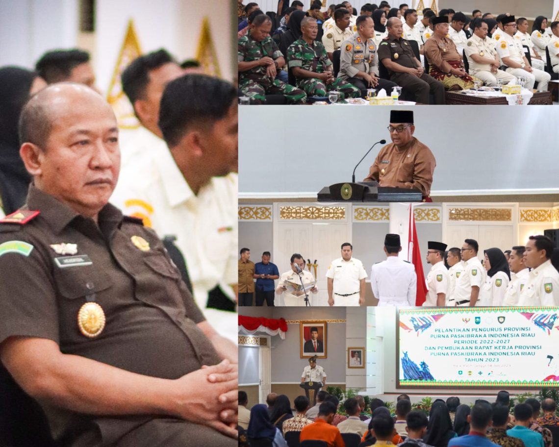 Wakajati Riau Hadiri Pelantikan Pengurus Paskibraka Indonesia Riau 