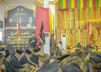 Bupati Afrizal Sintong Hadiri Pengukuhan Pengurus MKA &  DPH LAM Rohil