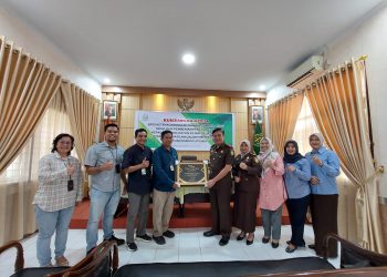 Kajari Pelalawan Terima Kunjungan Kerja BPJS Ketenagakerjaan Sumbar – Riau 