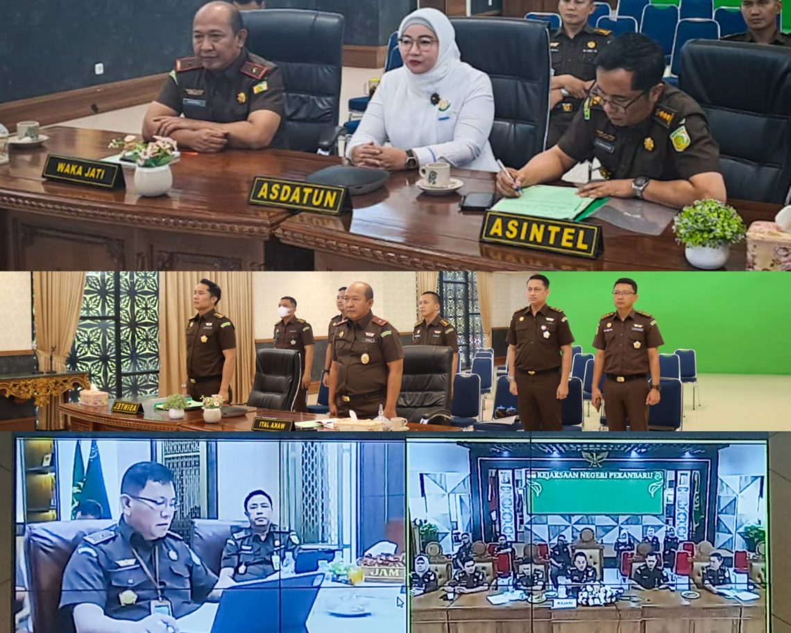 Wakajati Riau Mengikuti Sosialisasi Pedoman Jaksa Agung Tentang PPS