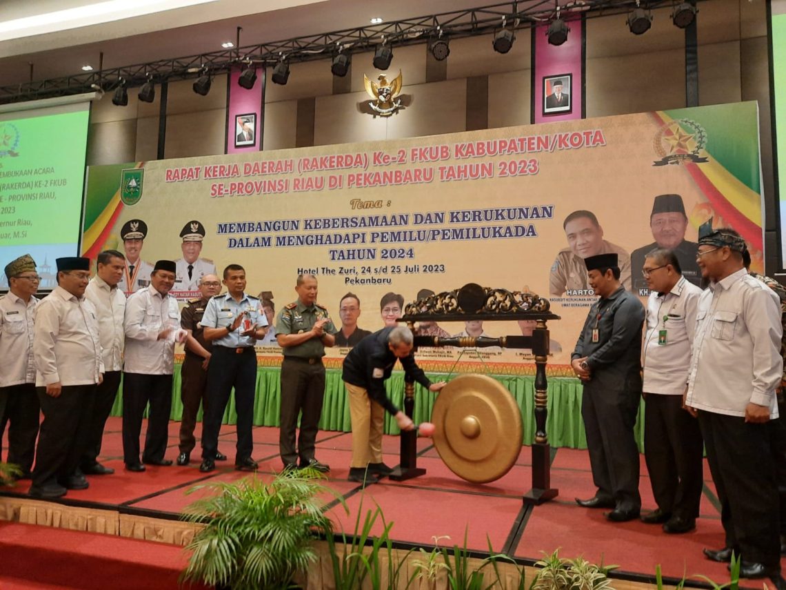 Koordinator Bidang Intelijen Kejati Riau Hadiri Rapat Kerja Daerah FKUB