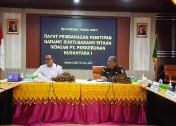 BB dan Barang Sitaan Perkara Perkebunan Kelapa Sawit PT Cemerlang Abadi Diamankan 