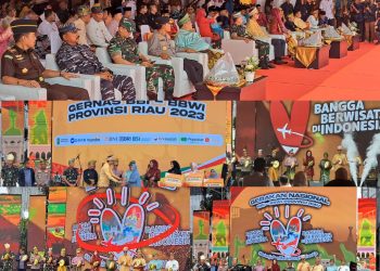 Aspidmil Kejati Riau Hadiri Harvesting Gerakan Nasional Bangga Buatan Indonesia & Berwisata Indonesia di Provinsi Riau Tahun 2023