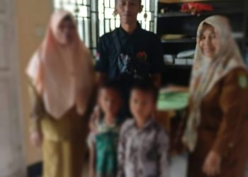 Berkat Rohil Peduli, Akhirnya Adik AA dan AT dapat Mencicipi Bangku Sekolah
