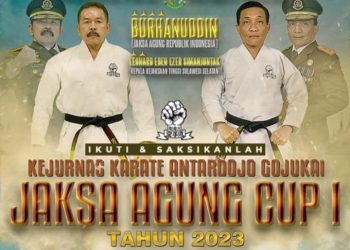 Kajati Sulsel 17-18 Juli Ini Menggelar Kejurnas Karate Antardojo Gojukai