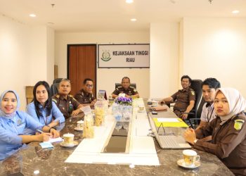 Asbin Kejati Riau Mengikuti Webinar Tecnical Meeting Pelaksanaan SKM