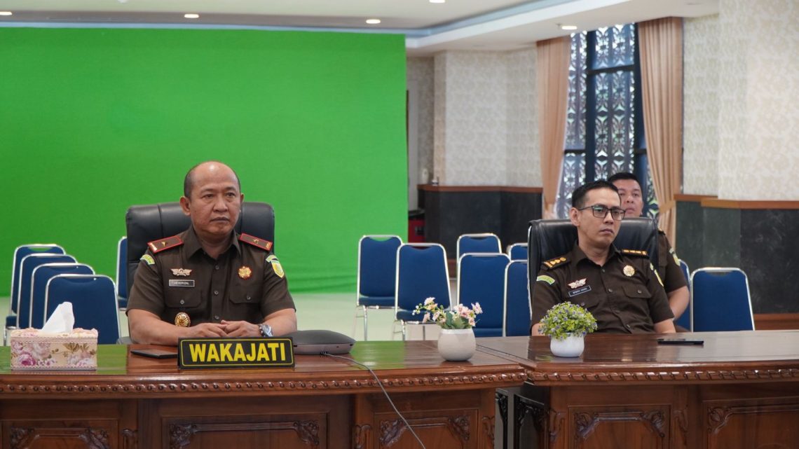 Wakajati Riau Mengikuti Perkenalan dan Pengarahan JAM-Pidmil Secara Virtual 