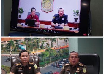 Asintel Kejati Riau Ikuti Rapat Monitoring Evaluasi Pengelolaan Pengaduan