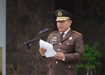 Wakajati Riau Pimpin Upacara HUT RI ke 78 Kemerdekaan Indonesia 