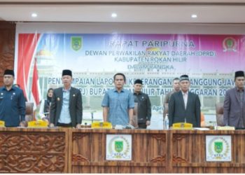 Ketua DPRD Rohil : LKPJ Bupati Dibahas Dahulu Sebelum Diputuskan Untuk Diterima
