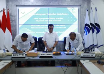 Optimalkan Sistem Keamanan Nasional, JAM-Intelijen Kerja Sama dengan  Kemenkominfo 