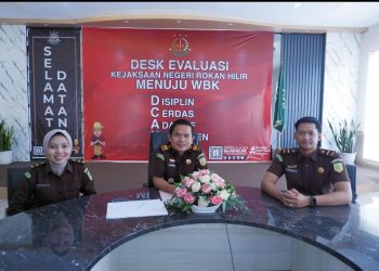 Kajari Rohil Mengikuti Rapat Validasi Data Piutang UP Periode Triwulan III 2023