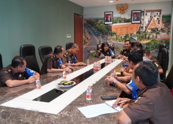 Aswas Kejati Riau Melakukan Inspeksi Pemantauan di Bidang Intelijen Kejaksaan Tinggi