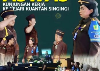 Aswas Kejati Riau Melakukan Inspeksi Pemantauan di Kejari Kuantan Singingi