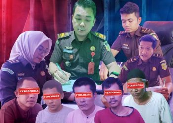 JPU Kejari Rohil Melakukan Serah Terima Tersangka dan BB ( Tahap II)