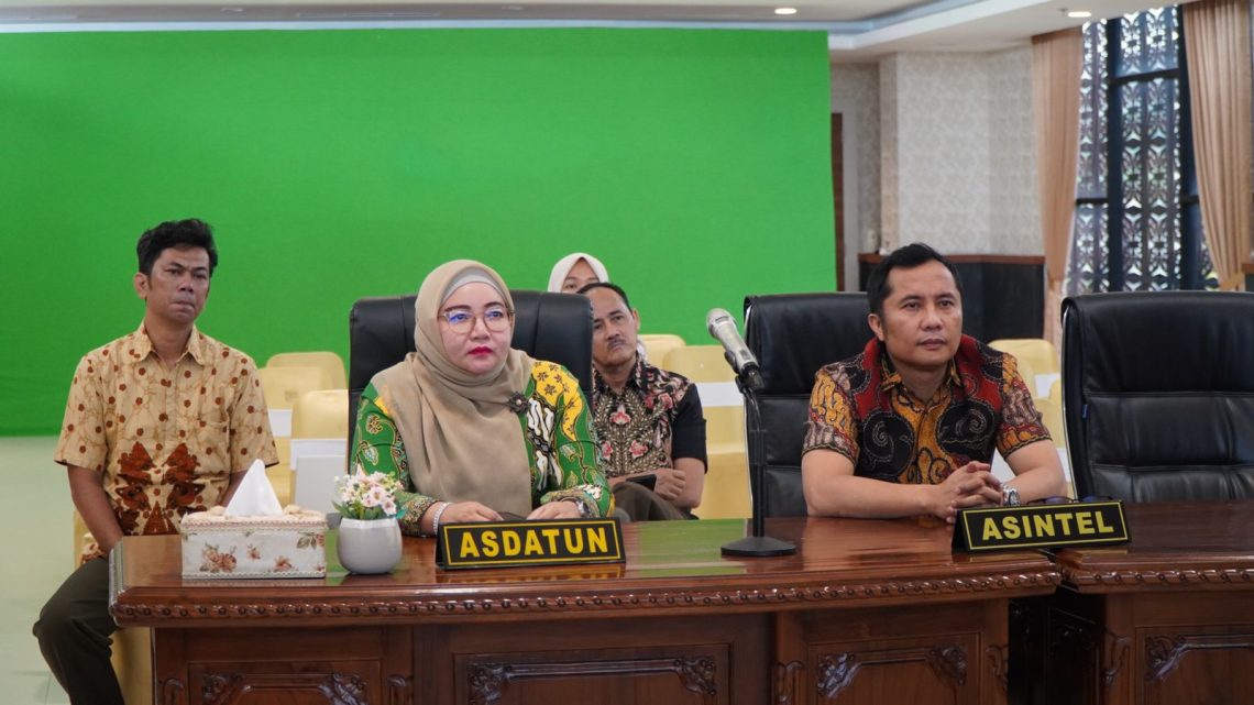 Asintel dan Asdatun Kejati Riau Mengikuti Sosialisasi Pengisian Survei Core Values ASN berAKHLAK