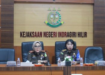 Aswas Kejati Riau Melakukan Inspeksi Pemantauan di Kejaksaaan Negeri Indragiri Hilir