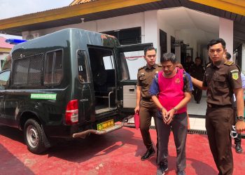 Tersangka Dugaan Perkara Tipikor Bawaslu Inhu Ditahan dalam Rutan Kelas II b Rengat