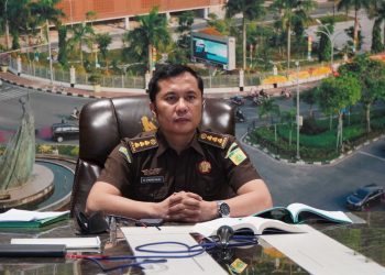 Asisten Intelijen Kejati Riau mengikuti Rapat Optimalisasi Kinerja Posko Pemilu Kejaksaan 