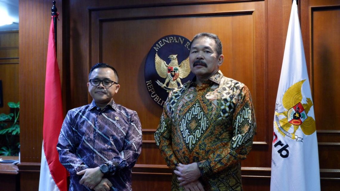 Jaksa Agung Bahas Pembentukan Badan Perampasan Aset & Manajemen Kepegawaian dengan Menpan-RB