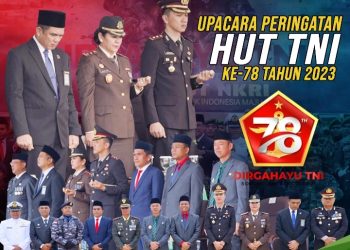 Kepala Kejaksaan Negeri Rokan Hilir Hadiri Upacara Peringatan HUT TNI ke-78