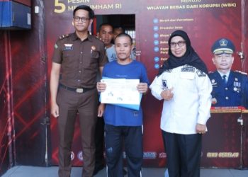 Kejari Rohil Berhasil Bebaskan Delianus Zebua Melalui Restoratif Justice 