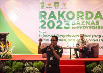Jaksa Fungsional Bidang Intelijen Kejati Riau Narasumber di Rakorda Baznas 