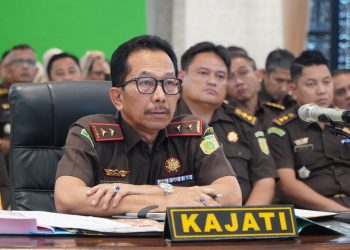 Kajati Riau Bersama Jajaran Mengikuti Kegiatan Kunker Virtual Jaksa Agung