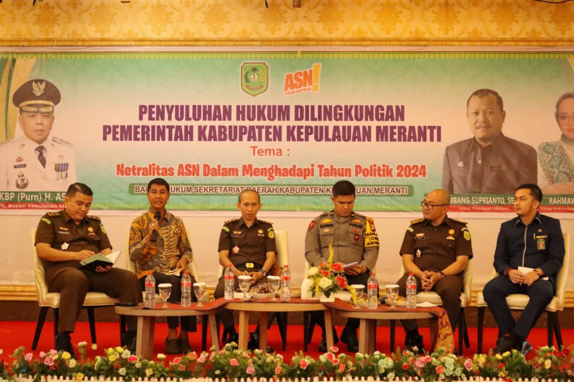 Koordinator Bidang Intelijen Kejati Riau Narasumber Penyuluhan Hukum di Lingkungan Pemkab Kepulauan Meranti