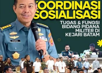 Aspidmil Kejati Riau Sosialisasikan Tupoksi Bidang Pidana Militer ke APH Sipil & Militer