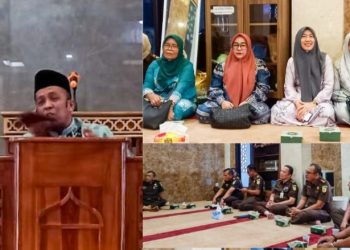 Pegawai Muslim di Lingkungan Kejaksaaan Tinggi Riau Mengikuti Pengajian Rutin 