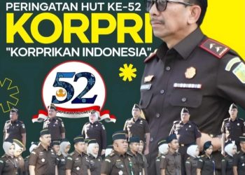 Kepala Kejaksaan Tinggi Riau Pimpin Upacara Peringatan Hari Korpri ke 52 Tahun 2023