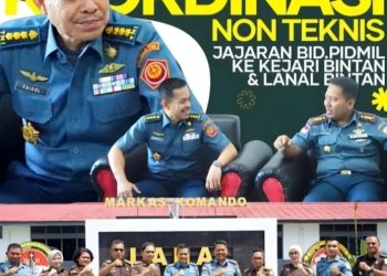 Aspidmil Kejati Riau melakukan Koordinasi Non Teknis ke jajaran Kejari Bintan