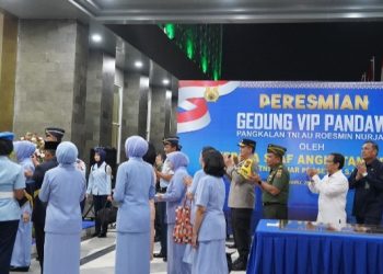 Asisten Intelijen Kejati Riau Hadiri Peresmian Gedung VIP Room Pandawa Lanud RSN