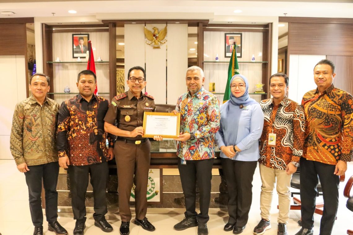 Kajati Riau Terima Kunker Pimpinan PT. Pertamina Hulu Rokan Wilayah Kerja Rokan