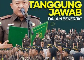 Di ikuti Seluruh Pegawai, Wakajati Riau Menjadi Penerima Apel Kerja Pagi