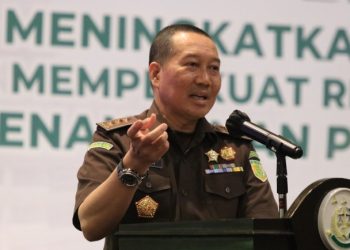 Sambutan JAM-Pidmil di Acara FGD Memperkuat Relasi Kelembagaan Penanganan Perkara Koneksitas