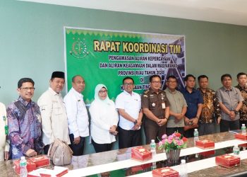 Kasi B bidang Intelijen Kejaksaaan Tinggi Riau Pimpin Rakor PAKEM