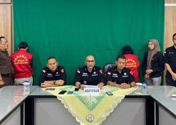 Tersangka Pengelolaan BOK Barito Selatan MJR dan ICD di Tahan Jaksa
