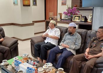 Kajati Riau Menerima Audiensi Pengurus Badan Pengelola Masjid Raya An-Nur 