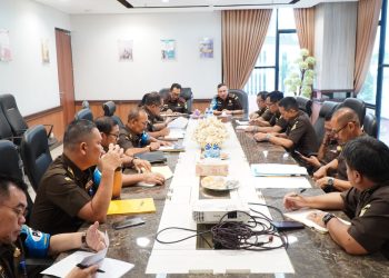 Inspektur I Jamwas Kejagung Kunker dan Inspeksi Umum 2024 ke Kejati Riau