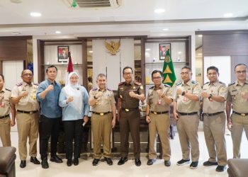 Harapkan Kolaborasi & Sinergitas, Kakan Wilayah BPN Silaturahmi dengan Kajati Riau