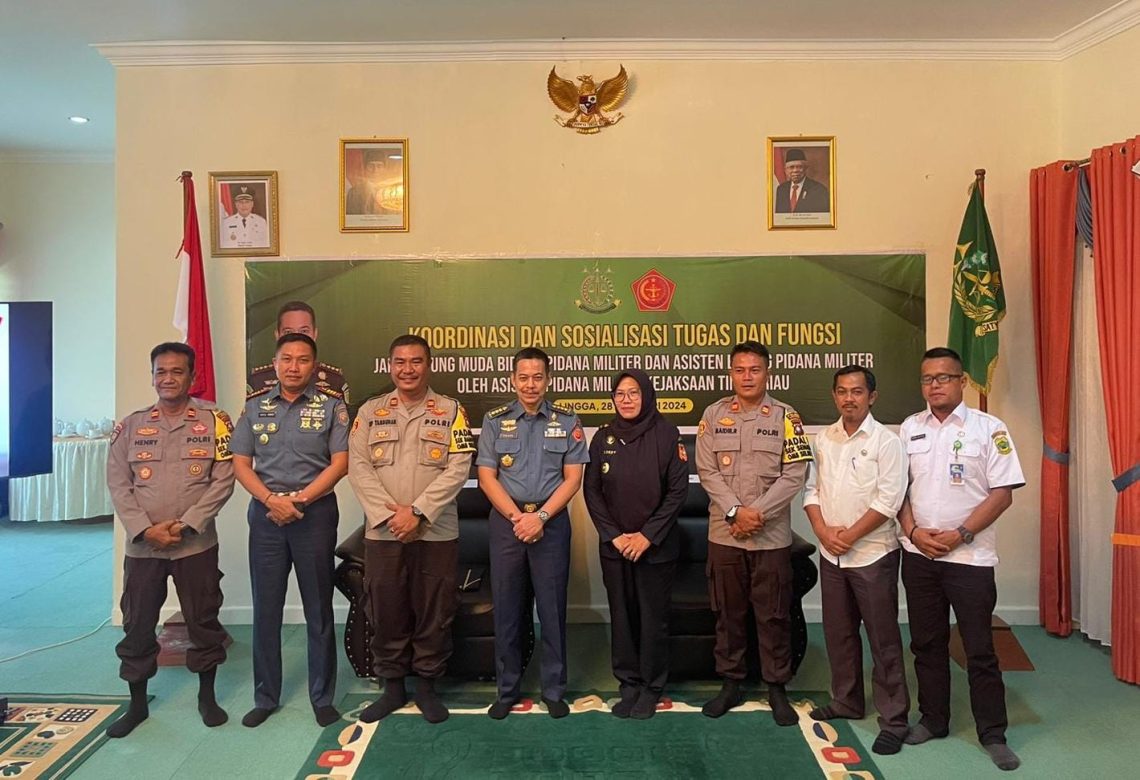 Aspidmil Kejati Riau Sosialisasikan Tupoksi Bidang Pidmil di Kabupaten Lingga 