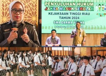 Hari Ini, Tim Penkum Kejati Riau Melakukan  Penyuluhan Hukum di SMA Darma Yudha 