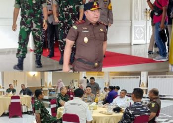 Wakajati Riau melakukan Kegiatan Peninjauan Pelaksanaan Pemilu Tahun 2024