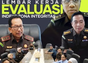 Kajati Riau mengikuti Sosialisasi Pengisian LKE Indeks ZI Menggunakan Aplikasi